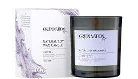 （Green Nation life）ウッドウィックキャンドル300g Box入り ブリス（ブラックベリー＆パチョリ）（グリーンネーションライフ）