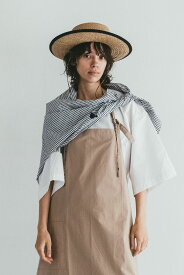 （miiThaaii）コットン　マーヤ　スカーフ　アローブラック（ミーターイー）