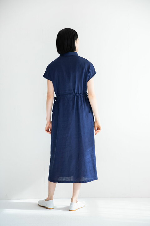 楽天市場】（fog linen work）カホ ワンピース ブルーインディゴ  