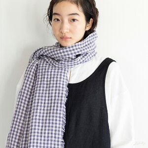 ■在庫処分(fog linen work)トゥズ フリンジスカーフ シモーヌ(フォグリネンワーク)