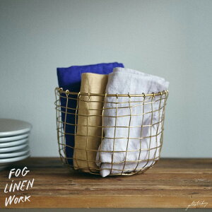 �t�H�O���l�����[�N ���C���[�o�X�P�b�g ���E���h S�T�C�Y fog linen work ��1�_1�_��Â���̂��ߒ��ӎ���������ǉ������B