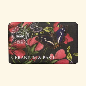 iENGLISH SOAP COMPANYjiKEW GARDEN SERIESj(ESC \[vji240gjGERANIUMBASIL [jEoWiLuxury Shea Butter Soap jiCObV\[vJpj[j