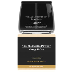 iTHE AROMATHERAPY CO.jZs[Lb` GbZVIC \CbNXLh GOLDEN PEAR  VANILLA S[fyAoj Essential Oil Soy Wax Candle iA}Zs[Jpj[jTherapy Kit