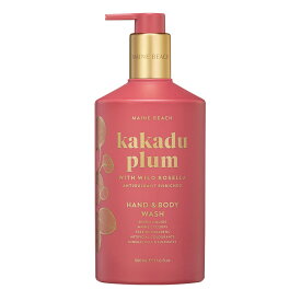マインビーチ（MAINE BEACH）（カカドゥプラム）ハンド＆ボディウォッシュ500ml　Kakadu Plum（オーガニック）（ボディソープ）（バスグッズ）