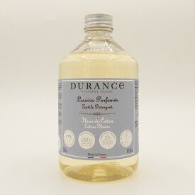 デュランス （DURANCE）（Newランドリーソープ500ml）コットンフラワー（液体洗濯洗剤）（新デザイン）