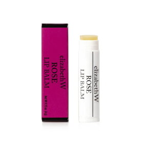 （elizabethW）LIP BALMリップバーム4g ローズ（Lip Balm）（Rose）（エリザベスダブリュー）【後半マラソン！要エントリー！店内商品2個購入でP5倍3個以上でP10倍】