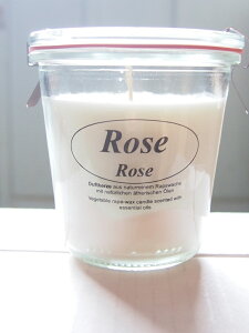 KERZENFARM BIO CANDLE �iWECK�j�L�����h��40h Rose�s�[�`��A�v���R�b�g���v�킹��t���[�e�B�[�n�̃��[�Y�̍���IWE-900�g�p