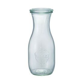 （WECK）ガラスキャニスター764（JUICE JAR）500ml（蓋Sサイズ）（リサイクルガラスの為気泡歪み等有ります。多少の擦れ傷等も有ります。ご承知お願いいたします。）（リサイクルガラス瓶）【後半マラソン！要エントリー！店内商品2個購入でP5倍3個以上でP10倍】