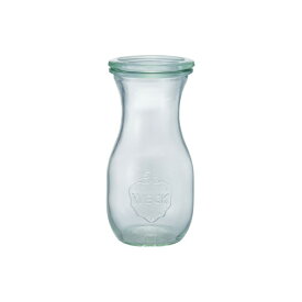 （WECK）ガラスキャニスター763（JUICE JAR）290ml（蓋Sサイズ）（リサイクルガラスの為気泡歪み等有ります。多少の擦れ傷等も有ります。ご承知お願いいたします。）（リサイクルガラス瓶）【後半マラソン！要エントリー！店内商品2個購入でP5倍3個以上でP10倍】