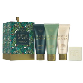 （Scottish Fine Soaps）フェスティブウィッシュ ラグジュアリーBOX 4点セット（冬季限定）（スコティッシュファインソープ）