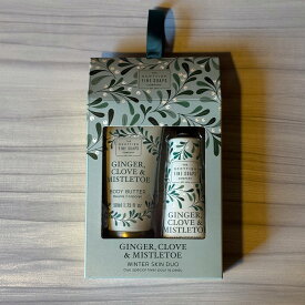 （Scottish Fine Soaps）デュオセット　アンダー ザ ミスルトゥ（ボディバター50ml／ハンド＆ネイルクリーム30ml）（スコティッシュファインソープ）　クリスマス限定　送料無料