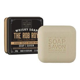 （Scottish Fine Soaps）【ウィスキー入り】大人な缶入りソープ 100g（スコティッシュファインソープ）