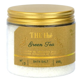 （サンタール・エ・ボーテ）（THE tea）バスソルト250g　グリーンティー（ザ・ティー）（Senteur et Beaute）（THE the）