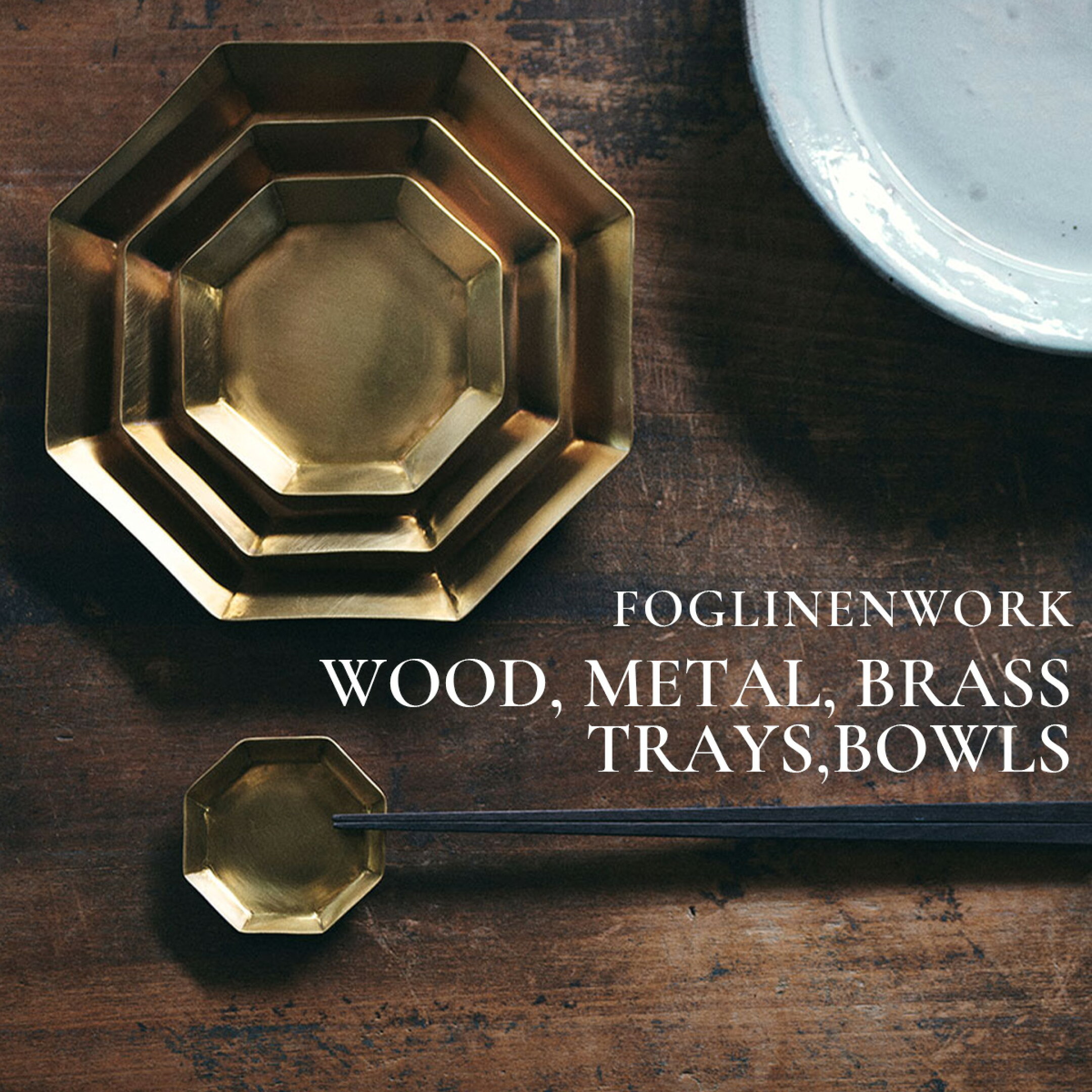 fog linen work　TRAYS＆BOWLS