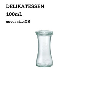 WECK �K���X�L���j�X�^�[757 �yDELIKATESSEN�z 100ml �WXS�T�C�Y �����T�C�N���K���X�̈׋C�A�c�ݓ��L��܂��B�����̎C�ꏝ�����L��܂��B�����m���肢�������܂��B �i���T�C�N���K���X�r�j