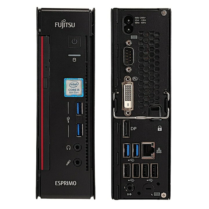 楽天市場】超小型 中古パソコン 富士通 ESPRIMO Q558/V Windows11 Pro 