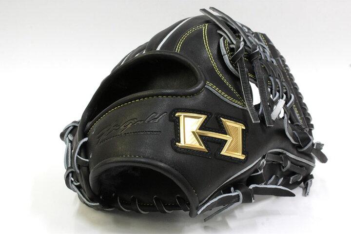 楽天市場】ハイゴールド 軟式グローブ 心極 KKG-5405 ブラック 三塁 