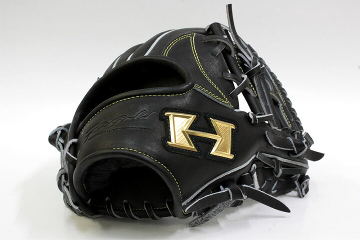 楽天市場】ハイゴールド 軟式グローブ 心極 KKG-5406 ブラック 内野手 