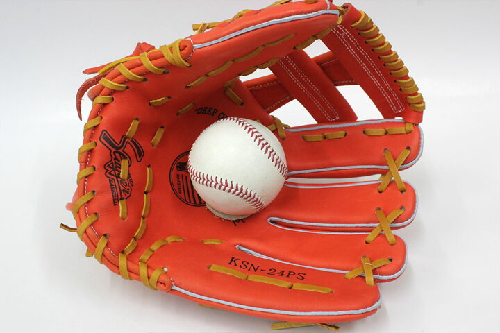楽天市場】久保田スラッガー 軟式グローブ KSN-24PS Fオレンジ 内野手 