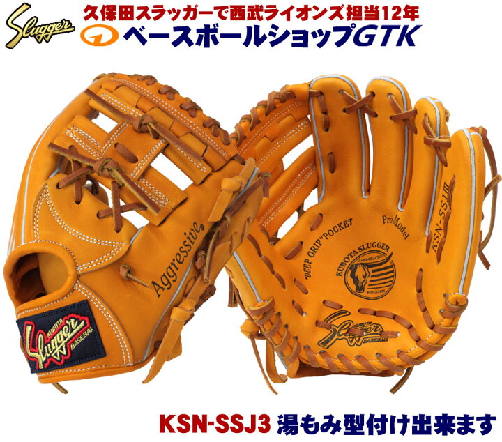 楽天市場】久保田スラッガー 少年グローブ 軟式 KSN-SSJ3 KSオレンジ  