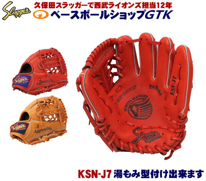 楽天市場】久保田スラッガー 少年グローブ 軟式 KSN-J7 Fオレンジ 