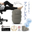 グッドデザイン賞 受賞ブランド GUAPO フットレスト 飛行機 【2色空気口xYKKダブルファスナー改良】 足置き 足枕 旅行…