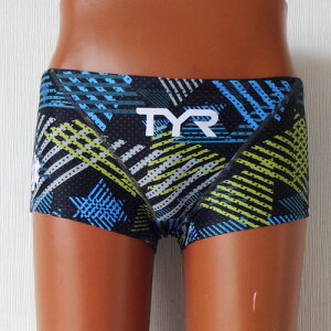 【アウトレット|ブルーSサイズ】TYR 水着 トレーニング用 (トライアングル)|ボクサータイプ