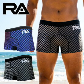 【ネコポス発送】RA / 男性 水着 競泳 (ボクサー) MEN'S BOXER-U CUT OCEAN SOECTRUM