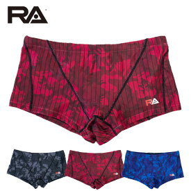 【ネコポス発送】RA メンズ練習用競泳水着 ボックス型 - RA124-BMYTH｜ 耐久性抜群＆快適フィット