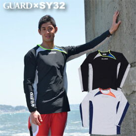 【GD5041】GUARD×SY32（エスワイサーティートゥ） 軽量ソフトな肌触り ランニング ジョギング フットサル 吸汗速乾 COOLMAX 長袖 ロンT