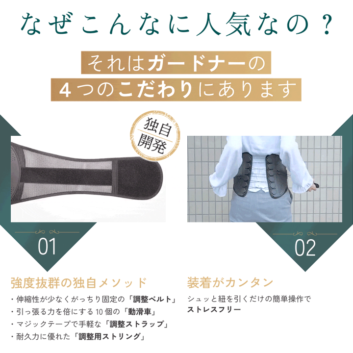 楽天市場】【ガードナー 公式】ガードナーベルト(骨盤ベルト) 骨盤 ...