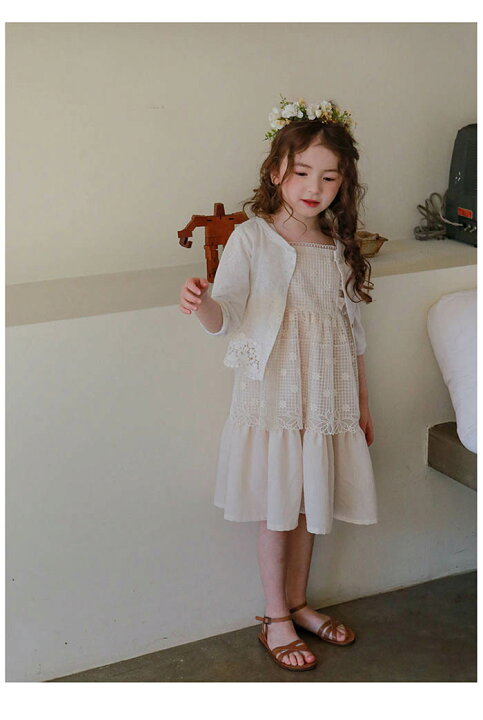 楽天市場】サマー カーディガン 女の子 綿 子供服 夏服 サマー 