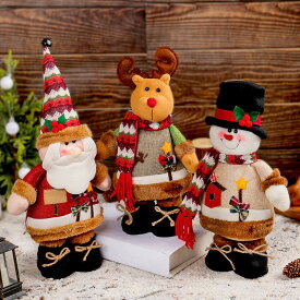サンタクロース トナカイ 雪だるま ぬいぐるみ スノーマン 抱き枕 プレゼント クリスマス オーナメント Xmas デコレーション 置物 飾り 小物女性 クリスマスプレゼント 彼女 ギフト 女の子 男の子 おもちゃ