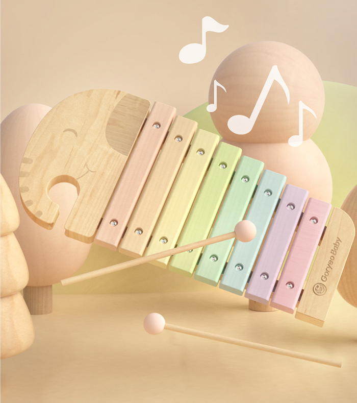 楽天市場】【送料無料】木琴 おもちゃ エレファントシロフォン 出産 