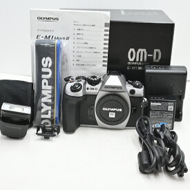 【中古】OLYMPUS ミラーレス一眼 OM-D E-M1 Mark 2 ボディ シルバー