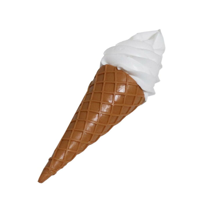 楽天市場 ソフトクリーム １本 アイスクリーム バニラ ホワイト 食品サンプル 食品模型 店舗ディスプレイ ディスプレイ アートジャパン