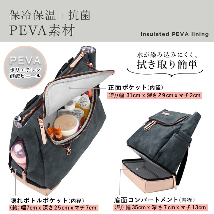 楽天市場】マザーズリュック 1位 入院バッグ Petunia Pickle Bottom 