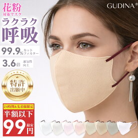 【先着様限定★クーポンで最安99円~】特許出願中 マスク 不織布 立体 ヴェール マスク 3Dマスク veil 個包装 通気性 耳が痛くならない 立体マスク カラーマスク バイカラーマスク 肌に優しい 使い捨て 花粉対策 送料無料