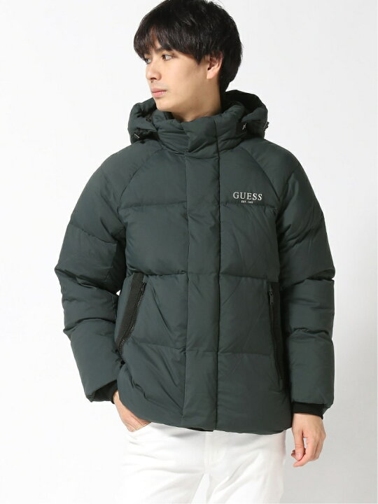 楽天市場】【SALE／70%OFF】(M)Hooded Down Jacket GUESS ゲス 