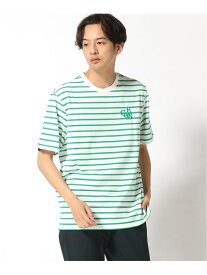 【SALE／50%OFF】GUESS ロゴTシャツ (M)Logo Tee GUESS ゲス トップス カットソー・Tシャツ グリーン ネイビー【RBA_E】【送料無料】[Rakuten Fashion]