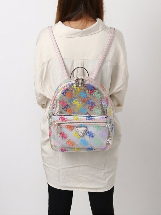 楽天市場】【SALE／30%OFF】(U)TASH Clear Backpack GUESS ゲス バッグ 