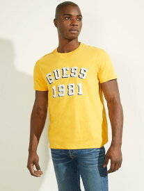 【SALE／50%OFF】(M)Academy Tee GUESS ゲス トップス カットソー・Tシャツ イエロー ブラック ネイビー ホワイト パープル【RBA_E】[Rakuten Fashion]