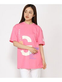 【SALE／30%OFF】GUESS Tシャツ (W)Elisa Tee GUESS ゲス トップス カットソー・Tシャツ ピンク ホワイト ブルー グリーン【RBA_E】[Rakuten Fashion]