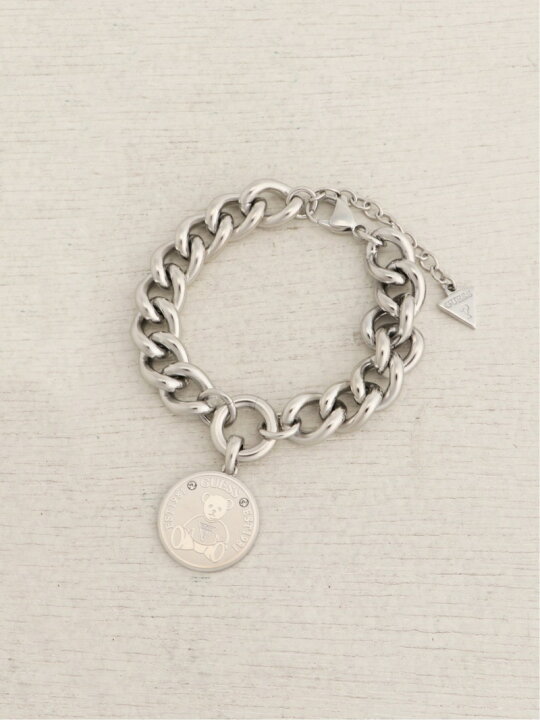 楽天市場】【SALE／50%OFF】GUESS ブレスレット (W)Bear Coin Curb 