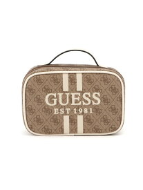 (W)MILDRED Dual Travel Case GUESS ゲス 財布・ポーチ・ケース ポーチ ベージュ【送料無料】[Rakuten Fashion]