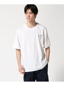 (M)UNI S/Slv Tee Shirt GUESS ゲス トップス カットソー・Tシャツ ブラック ホワイト【送料無料】[Rakuten Fashion]
