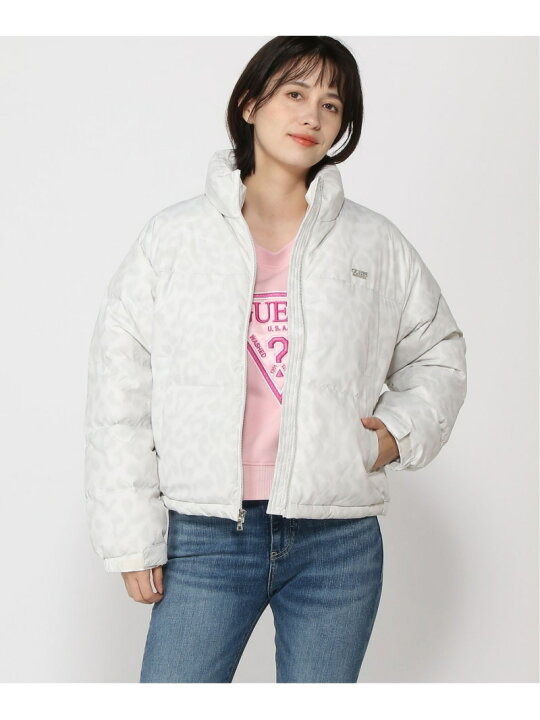 楽天市場】【SALE／50%OFF】GUESS ジャケット・アウター(W)Logo Down 