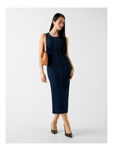 GUESS �����s�[�X (W)SL Dahlia Denim Dress GUESS �Q�X �����s�[�X�E�h���X �����s�[�X �l�C�r�[�y���������z[Rakuten Fashion]