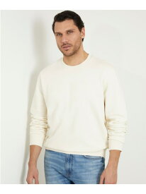 (M)BEAU Cn Sweatshirt GUESS ゲス トップス スウェット・トレーナー ブラック ホワイト【送料無料】[Rakuten Fashion]