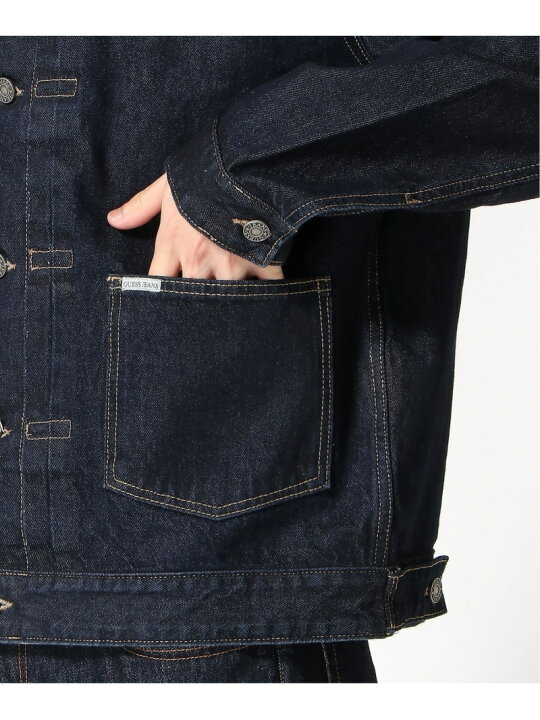 楽天市場】GUESS JEANS デニムジャケット(M)Jacket Selvedge GUESS 
